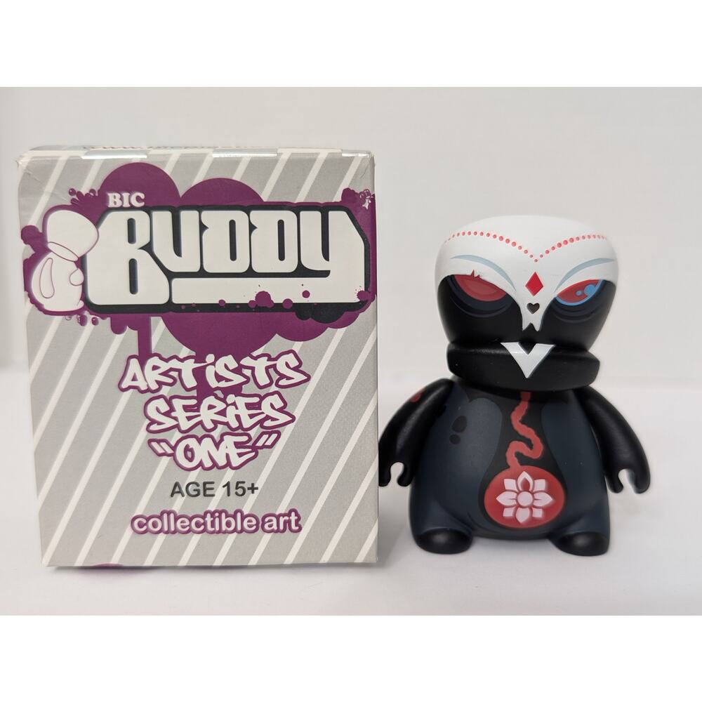 Bic Buddy Artists Series 1 Andrew Bell "The Giver" Vinyl Figure 2009 Boxed